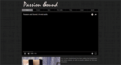 Desktop Screenshot of passionandsound.com